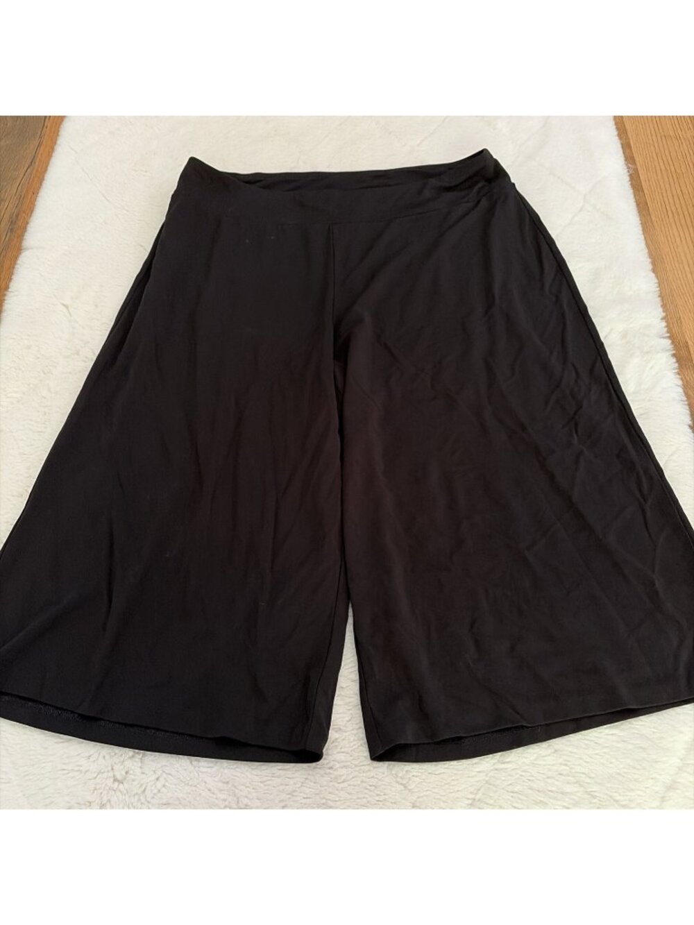 Talbots Petite 2X Black Paul On Capri Pants Travel Ready Comfort Stretch